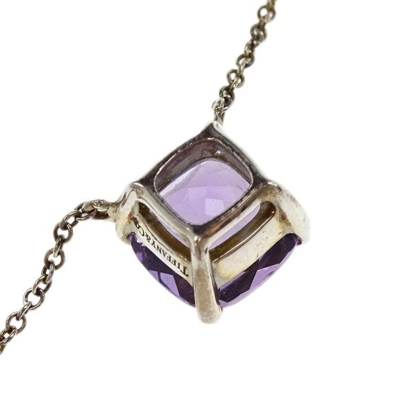 Tiffany & Co. Sparklers Pendant Necklace SV925 Amethyst Silver 186793 - Picture 3 of 5